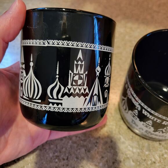 Set of 2 Kahlua Black Amber Drink Glasses White Russian Black Russian Libbey USA - Picture 2 of 7